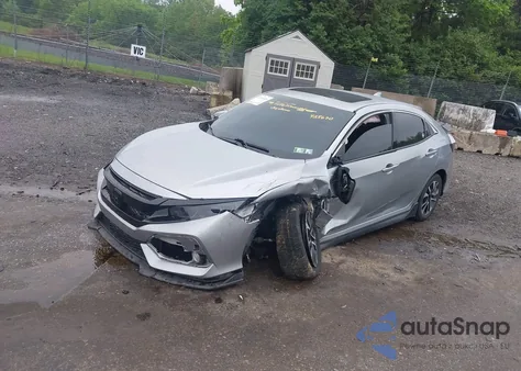 2018 Honda Civic Ex from USA, damaged, VIN SHHFK7H54JU428670